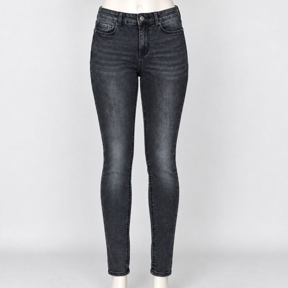 Pimkie Women’s Skinny Jeans EU 34 US 2 Black Washed Denim